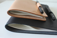 Load image into Gallery viewer, Handmade unique leather notebook, a premium quality