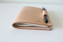 Load image into Gallery viewer, Handmade unique leather notebook, a premium quality