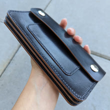 Load image into Gallery viewer, TALL - a fine big capacity leather wallet