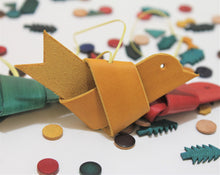 Load image into Gallery viewer, Christmas tree ornaments, hand made in Vancouver - leather made in Canada