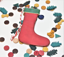 Load image into Gallery viewer, Christmas tree ornaments, hand made in Vancouver - leather made in Canada