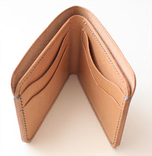Load image into Gallery viewer, Bifold leather wallet Vancouver, handmade in Canada