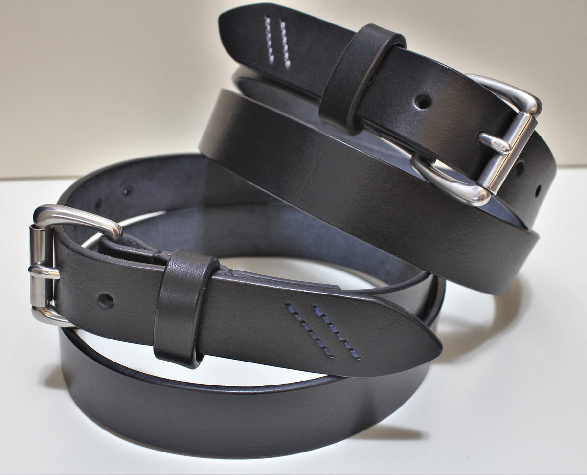 Fine leather belt - handmade in our Vancouver studio - buy small