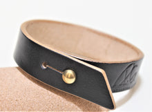 Load image into Gallery viewer, leather bracelet handmade in Vancouver for men and women