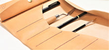 Load image into Gallery viewer, leather sketching case, artist leather drawing case in Vancouver