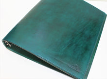 Load image into Gallery viewer, Custom made leather binder/ note book
