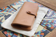 Load image into Gallery viewer, handmade Italian leather tall wallet for women in Vancouver BC