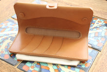 Load image into Gallery viewer, handmade Italian leather tall wallet for women in Vancouver BC