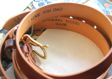 Load image into Gallery viewer, Buckle up! fine leather belts