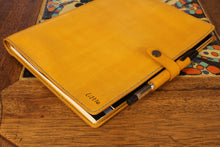 Load image into Gallery viewer, Custom made leather binder/ note book