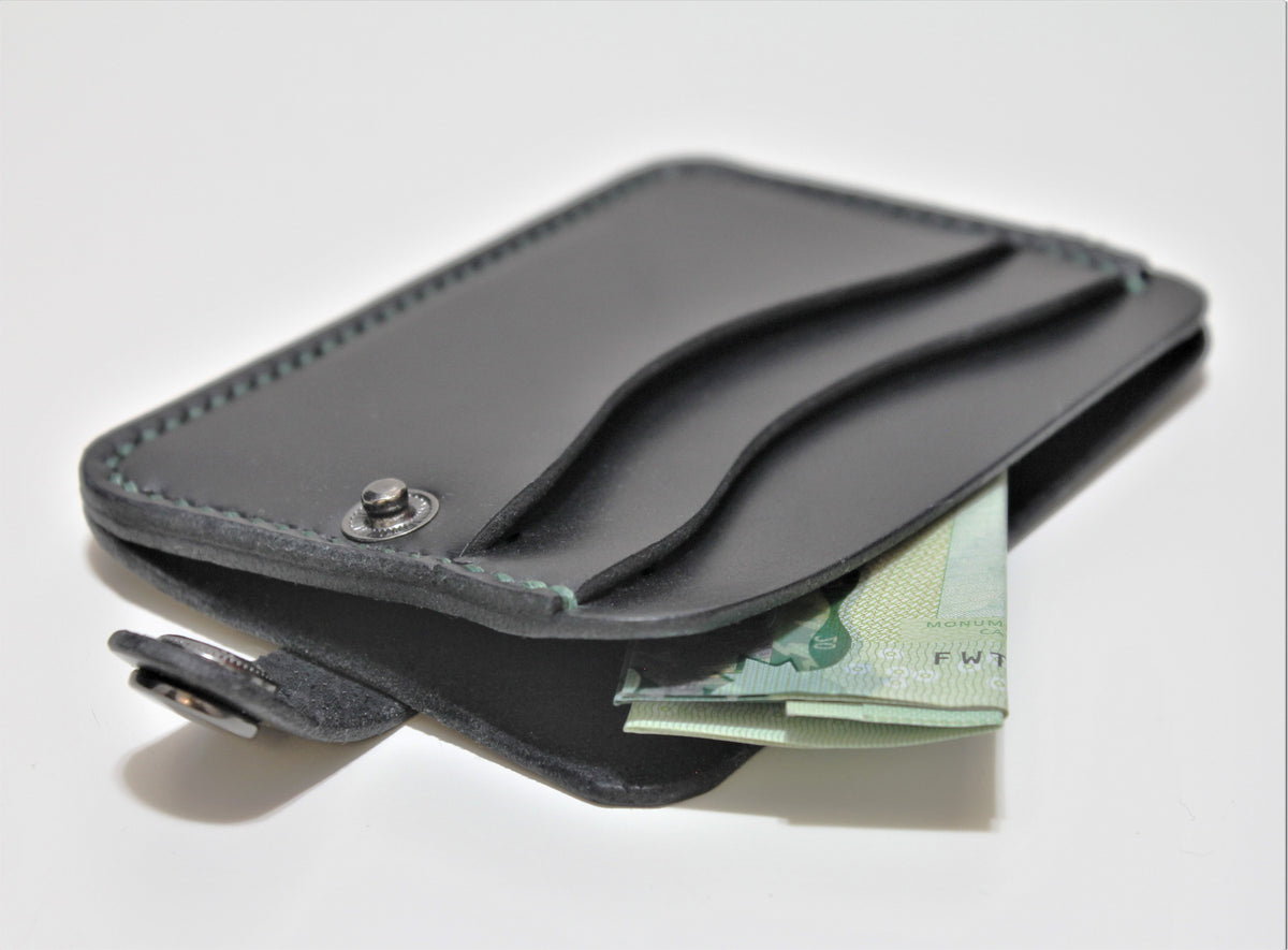 Handmade leather wallet and cardholder in Vancouver BC Canada- buy