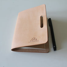 Load image into Gallery viewer, Handmade unique leather notebook, a premium quality
