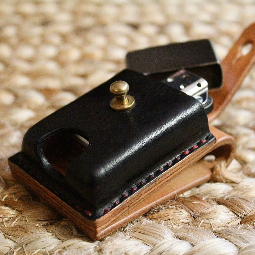 Lighter zippo leather case