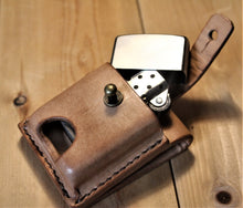 Load image into Gallery viewer, Lighter zippo leather case
