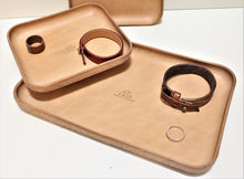 Load image into Gallery viewer, catch all leather trays utility trays made in Canada
