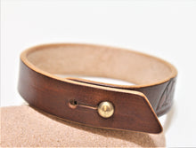 Load image into Gallery viewer, leather bracelet handmade in Vancouver for men and women

