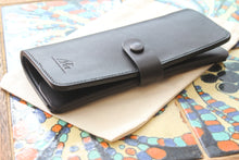 Load image into Gallery viewer, handmade Italian leather tall wallet for women in Vancouver BC
