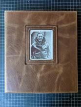 Load image into Gallery viewer, Custom made leather binder/ note book
