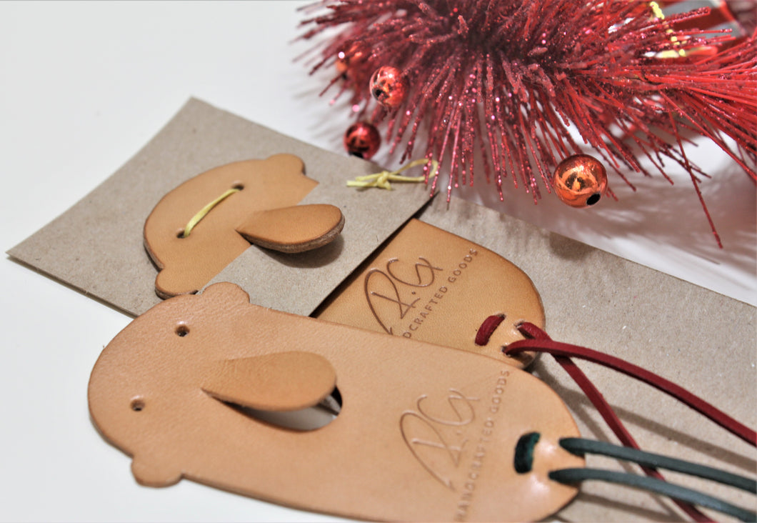Handmade leather bookmark Vancouver, unique and funny gift made in Canada
